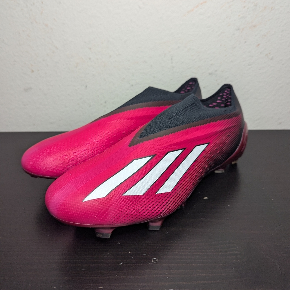 Adidas X Speedportal + FG Pink Black Soccer Cleats GZ5126 Men's Sizes
